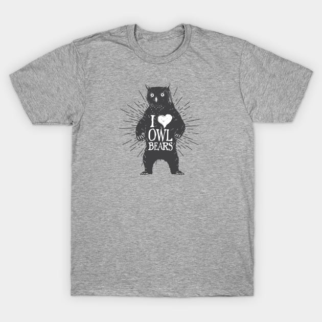 I Heart OwlBears T-Shirt by DavidByronHicks